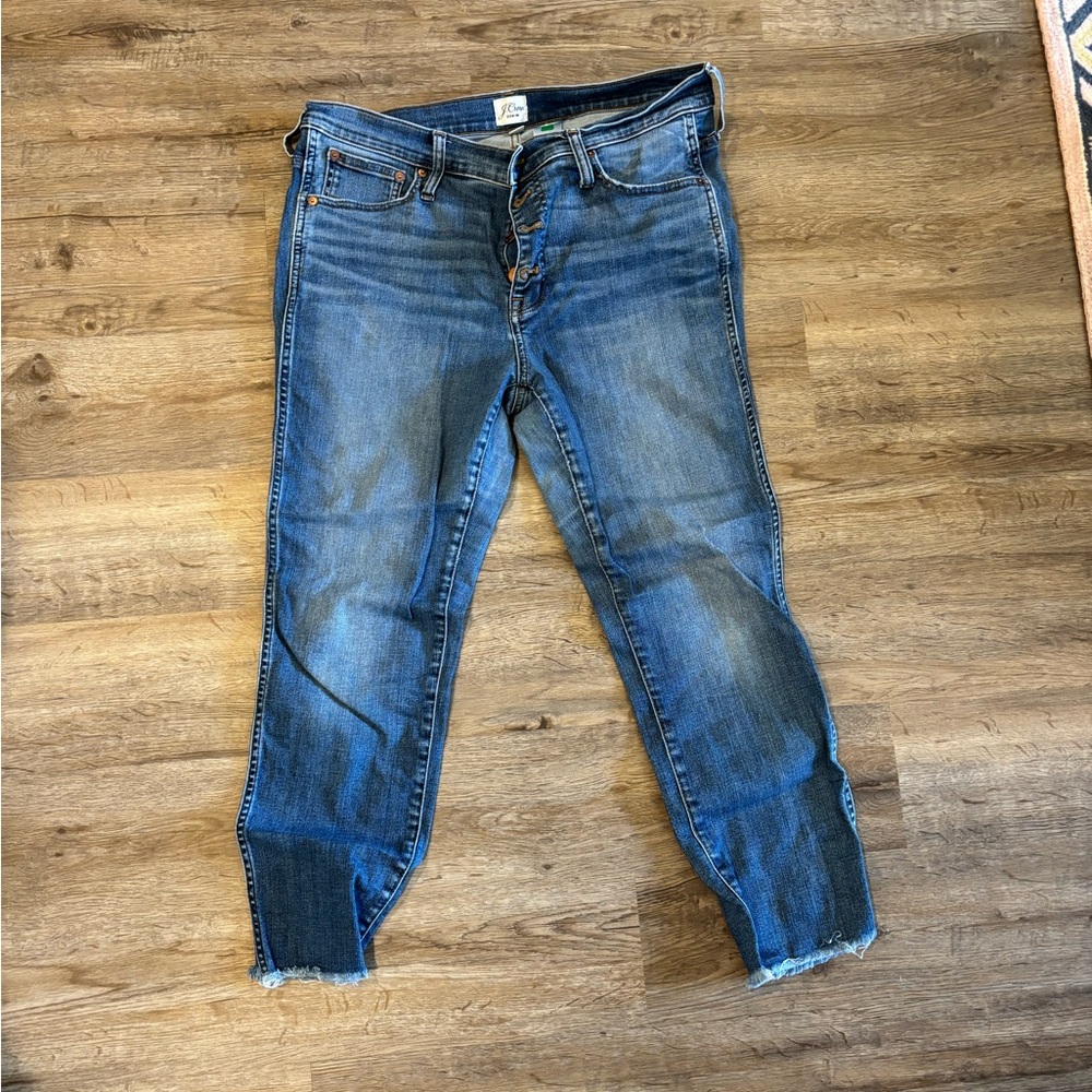 J. Crew Raw Hem Skinny Jean